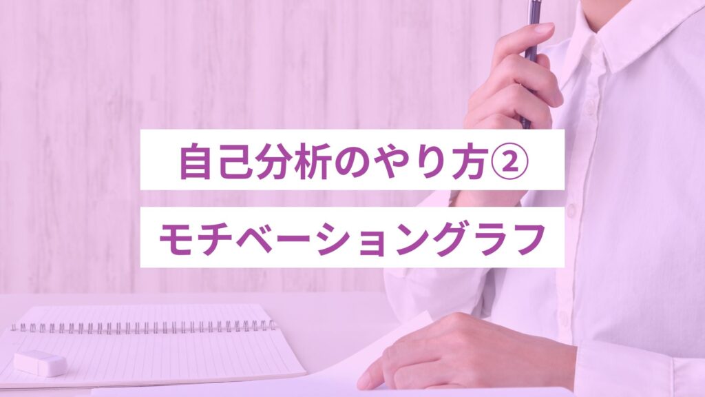 自己分析のやり方、モチベーショングラフ