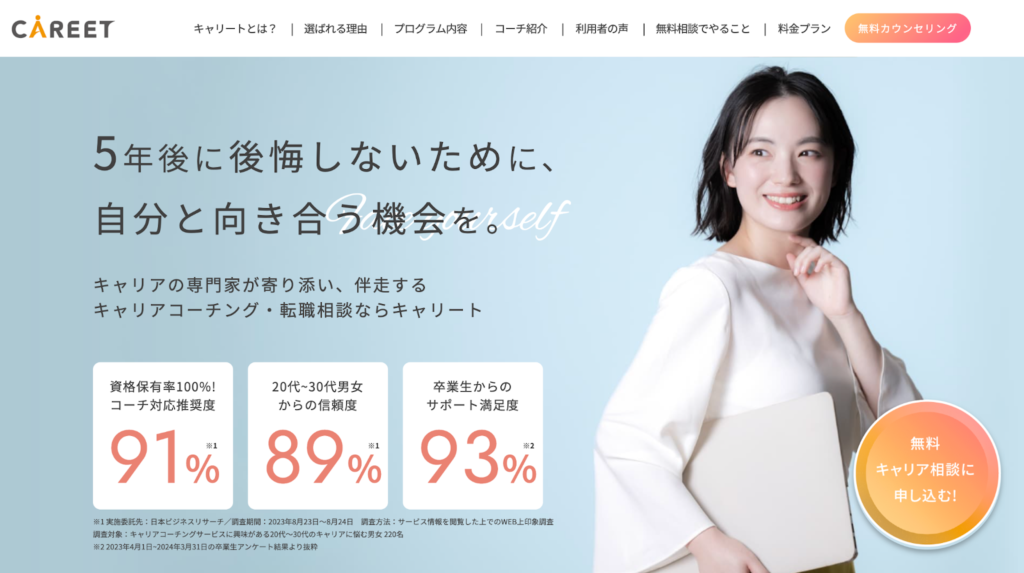 キャリート【5年後の自分を軸に考える】