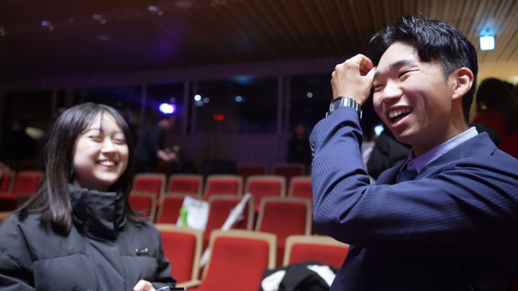 マーケラボ トップランカーと交流する様子