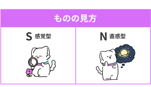 第2の指標｜ものの見方や情報の受け取り方(S型.感覚／N型.直観)